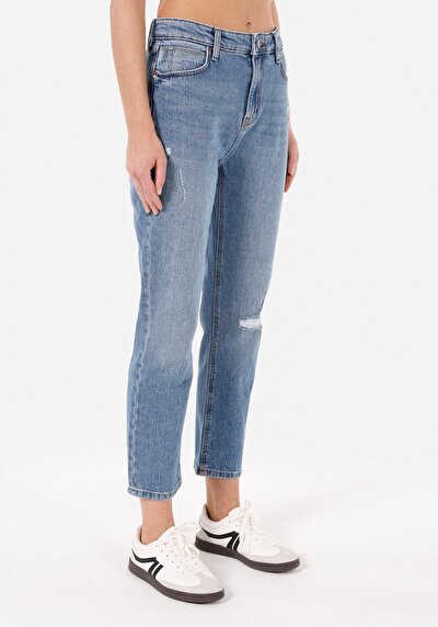 Image de 891 Maya Pantalon Denim En Slim Fit Femme
