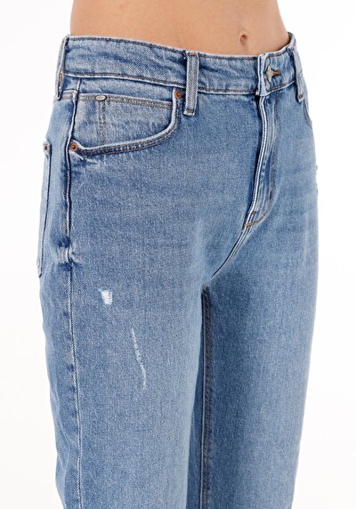 Image de 891 Maya Pantalon Denim   En  Slim Fit Femme