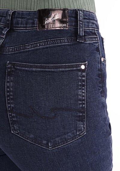 Afficher les détails de 791 Monica Pantalon Bleu   En  Regular Fit Femme