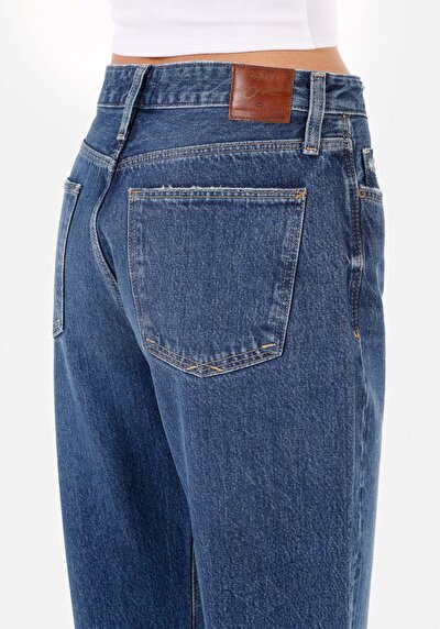 Afficher les détails de 880 Elisa Pantalon Denim   En  Straight Fit Femme
