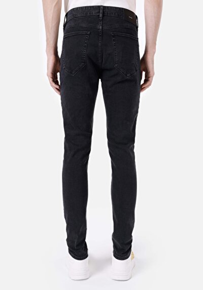 Image de 041 Danny Pantalon Noir Slim Leg Low Rise En Slim Fit Homme