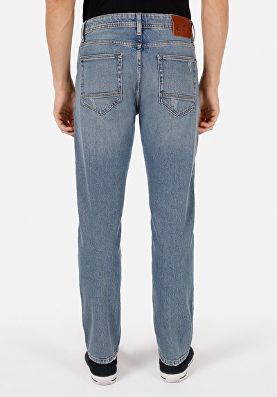 Image de 067 Jack Pantalon Bleu En Regular Fit Homme
