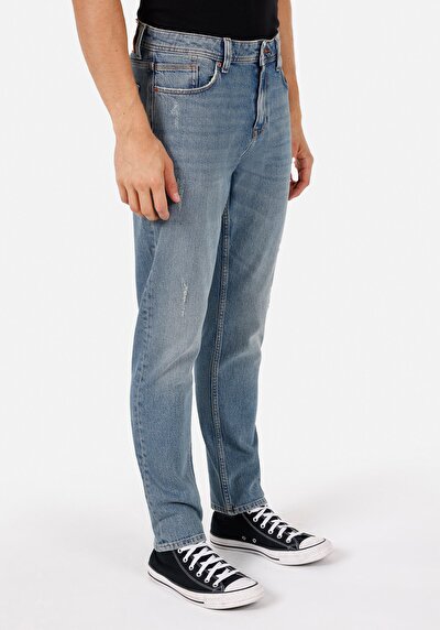 Image de 067 Jack Pantalon Bleu En Regular Fit Homme