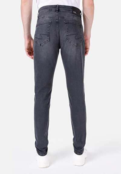 Image de 041 Danny Pantalon Noir Slim Leg Low Rise En Slim Fit Homme