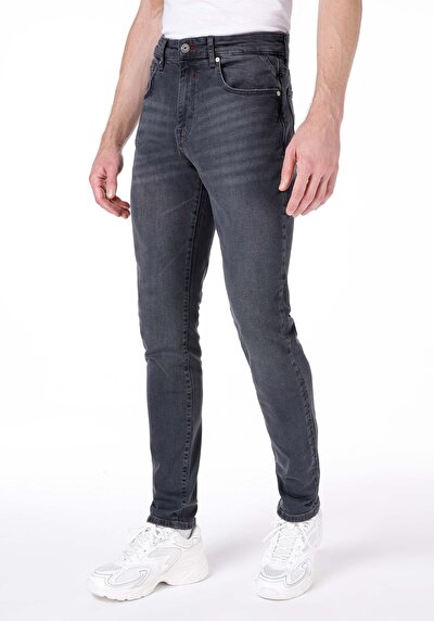 Image de 041 Danny Pantalon Noir Slim Leg Low Rise En Slim Fit Homme