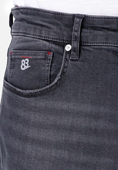 Image de 041 Danny Pantalon Noir Slim Leg Low Rise En  Slim Fit Homme