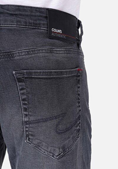 Afficher les détails de 041 Danny Pantalon Noir Slim Leg Low Rise En  Slim Fit Homme