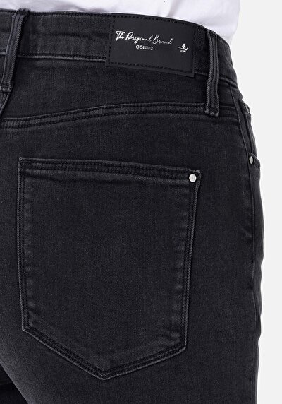Afficher les détails de 791 Monica Pantalon Noir   En  Regular Fit Femme