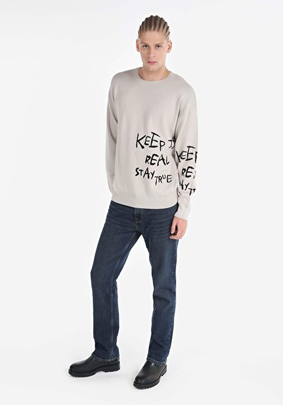 Image de Pull Blanc Comfort Fit   Homme