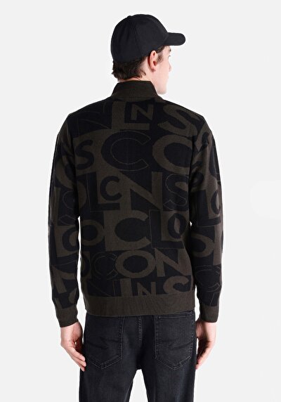 Image de Cardigan Tricot Noir Regular Fit Homme