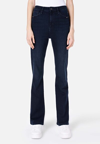 Image de 791 Monica Pantalon Bleu En Regular Fit Femme