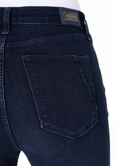 Afficher les détails de 791 Monica Pantalon Bleu   En  Regular Fit Femme