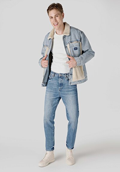 Image de 132 Grant Pantalon Denim En Regular Tapered Fıt Homme