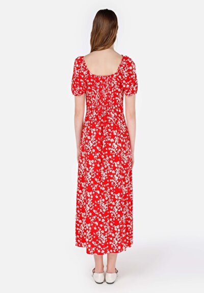 Image de Robe Rouge Regular Fit Femme