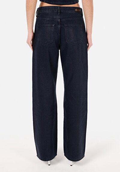 Afficher les détails de 975 Ella Pantalon Bleu Foncé   En  Regular Fit Femme