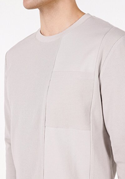 Image de T-shirt À Manches Longues Blanc Regular Fit  Homme
