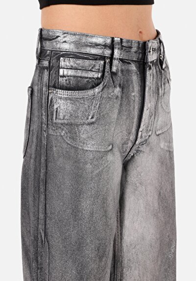Image de 970 Berry Pantalon Noir   En  Regular Fit Femme