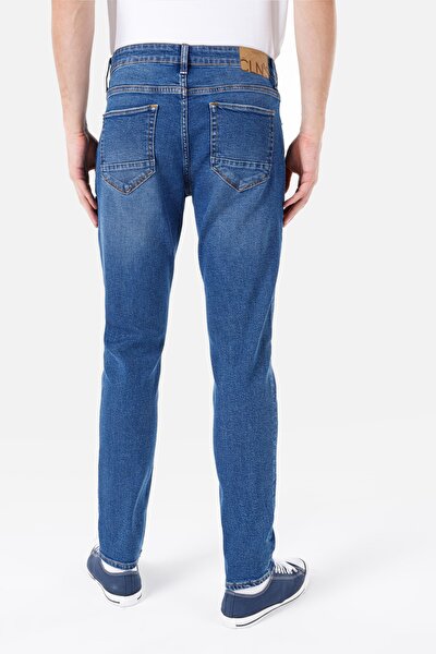 Image de 041 Danny Pantalon Bleu En Slim Fit Homme