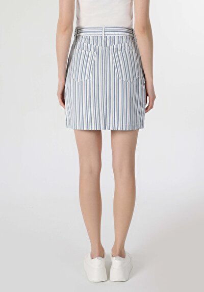Image de Jupe Bleu Mini Skirt Femme