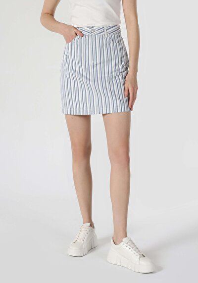 Image de Jupe Bleu Mini Skirt    Femme