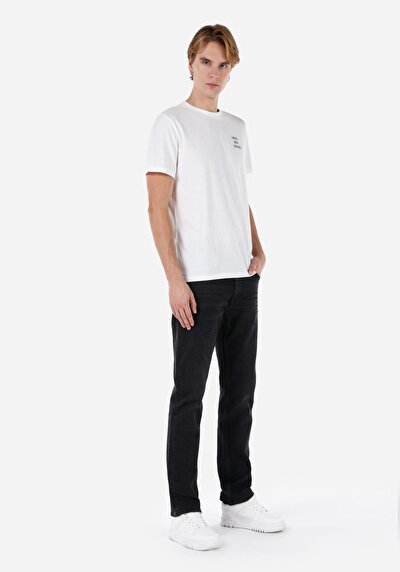Image de 045 David Pantalon Denim Straight Leg Medium Rise En Regular Fit Homme