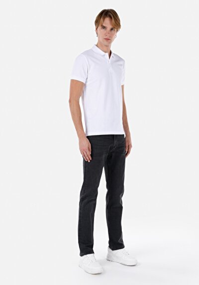 Image de 045 David Pantalon Noir En Regular Fit Homme