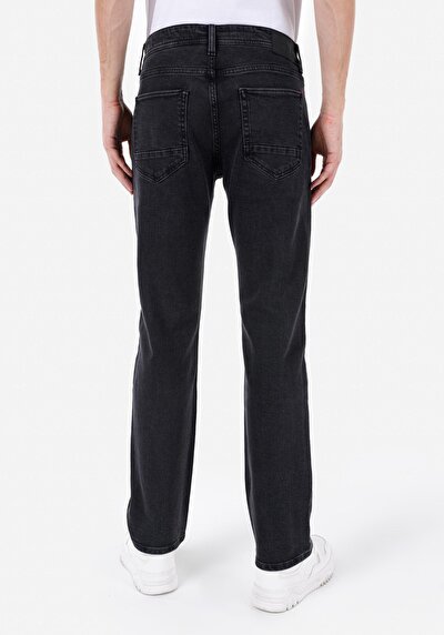 Image de 045 David Pantalon Noir En Regular Fit Homme