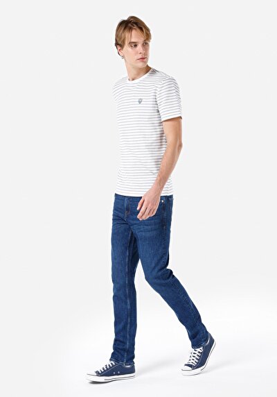 Image de 044 Karl Pantalon Denim En Straight Fit Homme