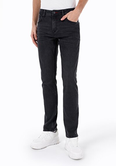 Image de 044 Karl Pantalon Noir En Straight Fit Homme