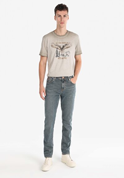 Image de 044 Karl Pantalon Denim En Straight Fit Homme