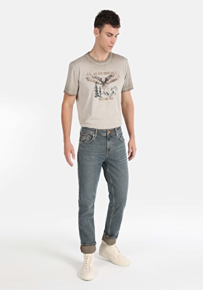 Image de 044 Karl Pantalon Denim   En  Straight Fit Homme