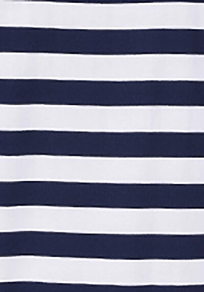 Image de T-shirt À Manches Courtes Marine Regular Fit Rayé Femme