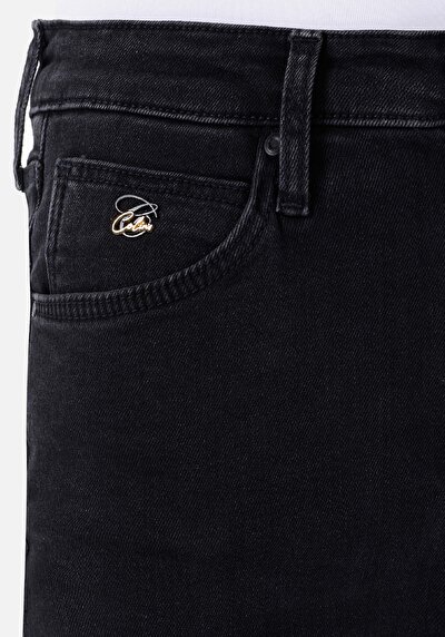 Image de 797 Adel Pantalon Denim Flare High Rise En  Slim Fit Femme