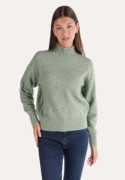 Image de Pull Vert Regular Fit   Femme