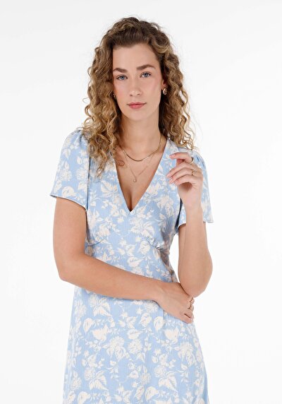 Image de Robe Bleu Regular Fit Femme