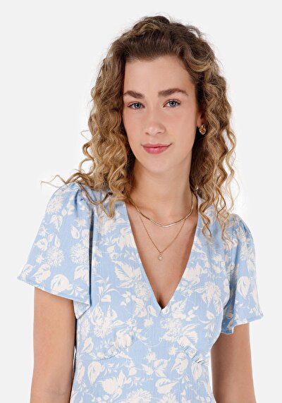 Image de Robe Bleu Regular Fit    Femme