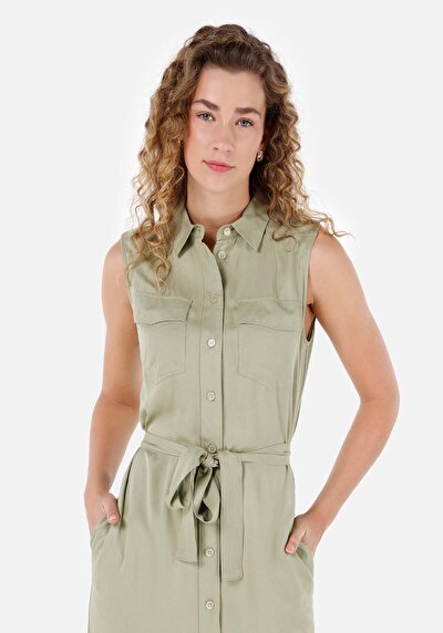 Image de Robe Vert Slim Fit Femme