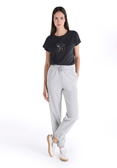 Image de Pantalon De Survêtement Gris Regular Fit Femme