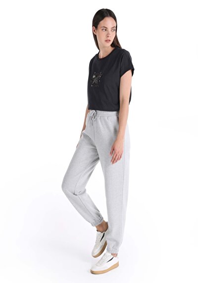 Image de Pantalon De Survêtement Gris Regular Fit Femme