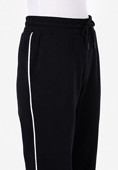 Image de Pantalon De Survêtement Noir Regular Fit Femme