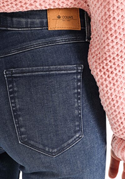 Afficher les détails de 791 Monica Pantalon Denim   En  Regular Fit Femme