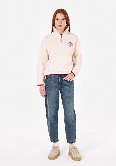 Image de Pull-over Ecru Regular Fit  Femme