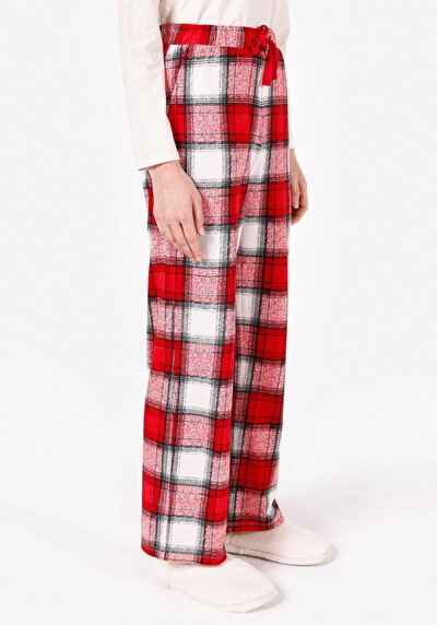 Image de Pantalon De Survêtement Rouge Regular Fit Femme