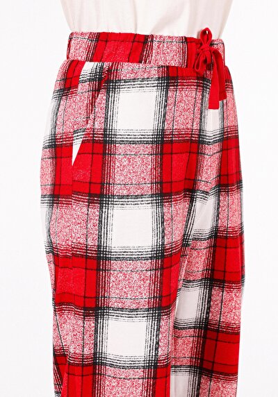 Afficher les détails de Pantalon De Survêtement Rouge Regular Fit Femme