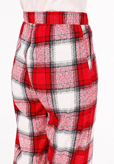 Afficher les détails de Pantalon De Survêtement Rouge Regular Fit Femme