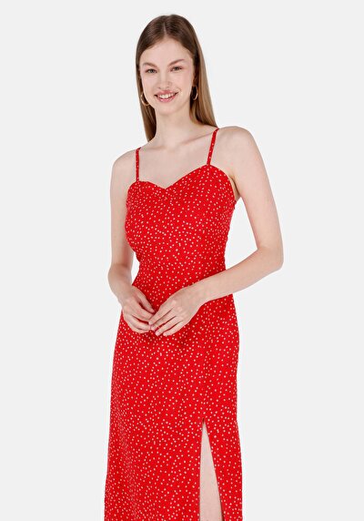 Image de Robe Rouge Slim Fit Femme
