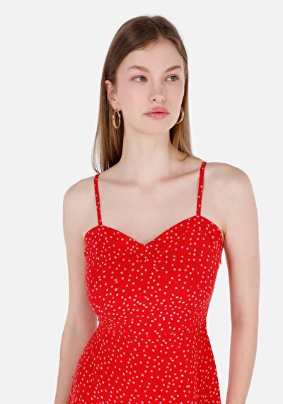 Image de Robe Rouge Slim Fit Femme
