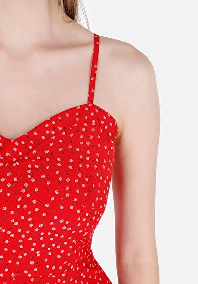 Image de Robe Rouge Slim Fit    Femme