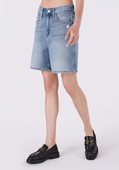 Image de Short Denim Regular Fit Femme