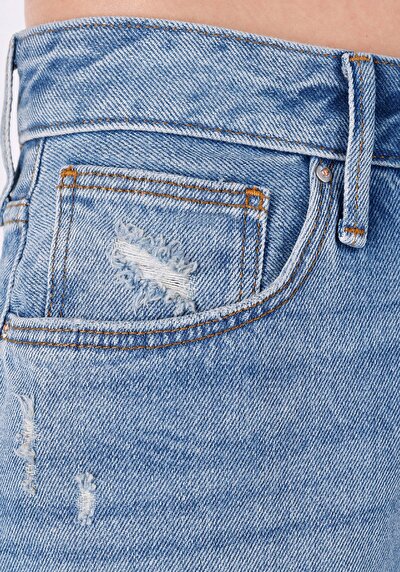 Image de Short Denim Regular Fit Femme